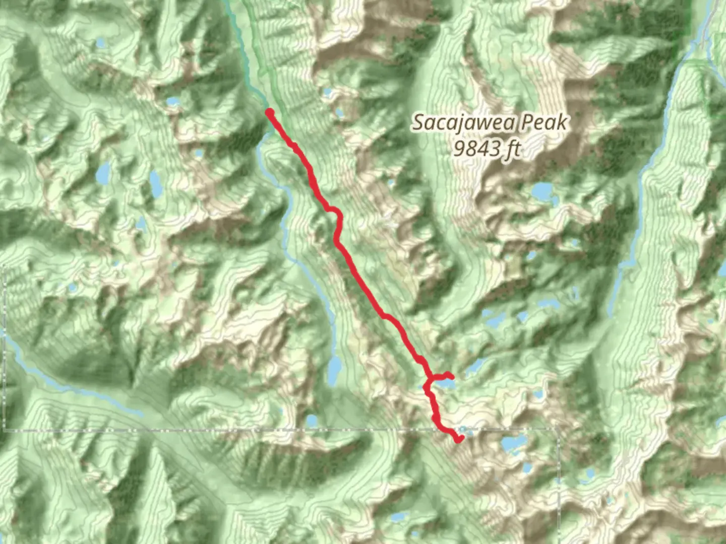 An image depicting the trail Mirror Lake and Eagle Cap via East Fork Lostine Trail and its surrounding area.
