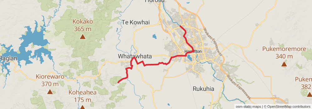 Te Araroa Trail stage 42 Map