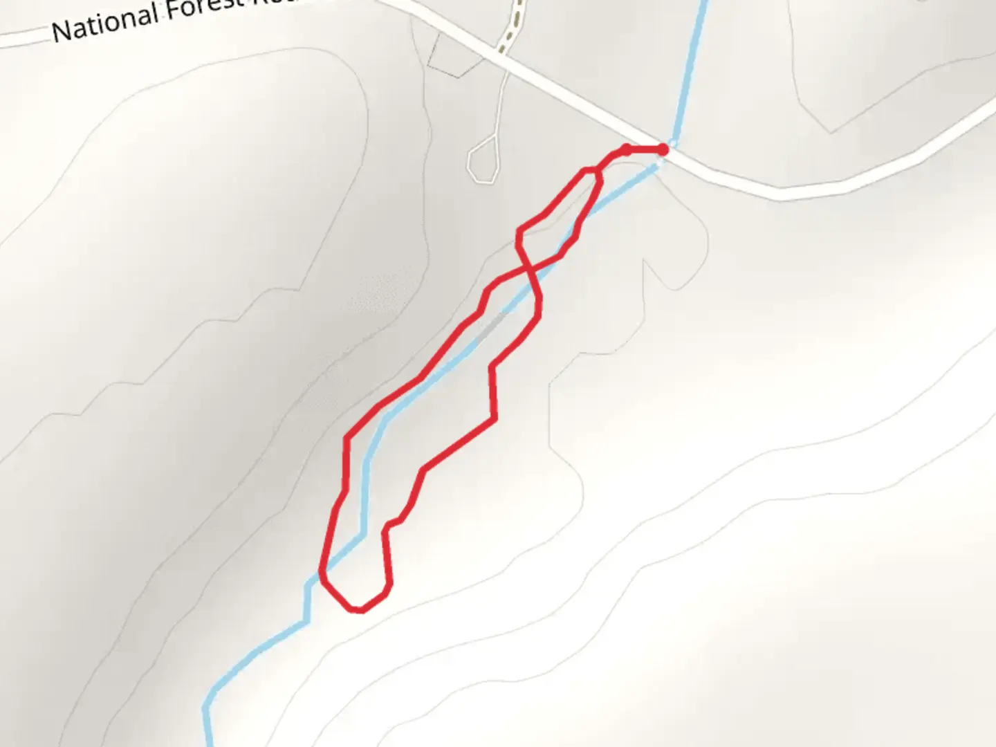 An image depicting the trail Sugar Creek Loop Trail and its surrounding area.