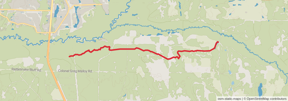 American Perimeter Trail - Florida Primary stage 7 Map