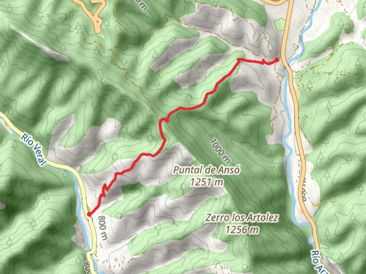 An image depicting the trail Done - Saint Lucia PR HU 20 and its surrounding area.
