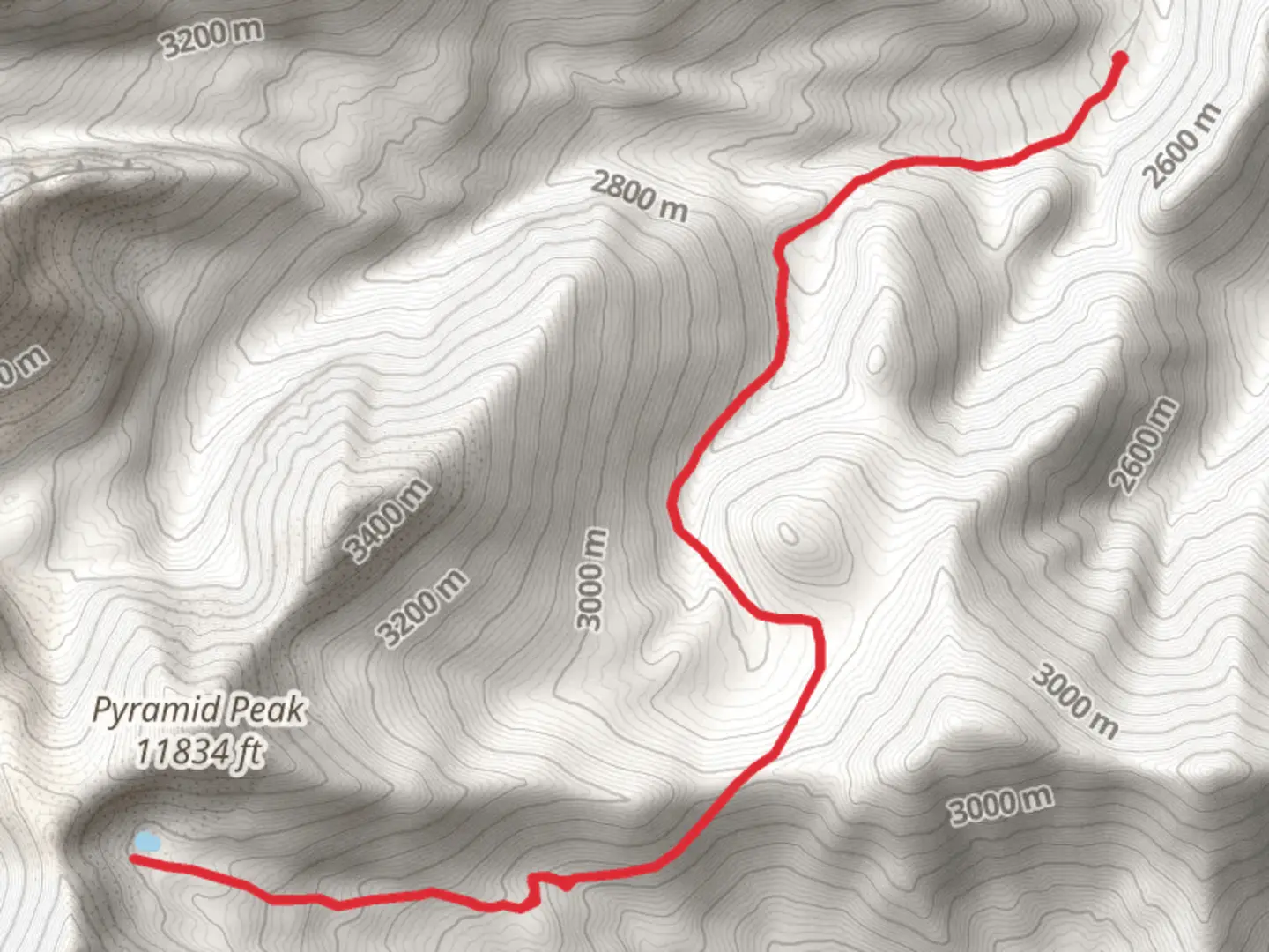An image depicting the trail Johnson Lake via South Fork Baker Creek Trail and its surrounding area.