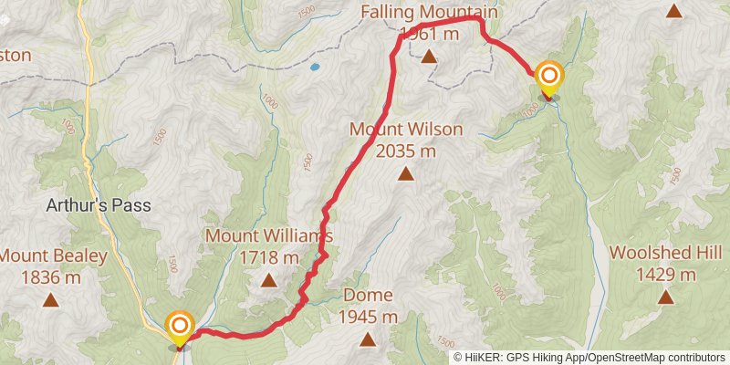 Edwards - Hawdon Route stage 1 Map