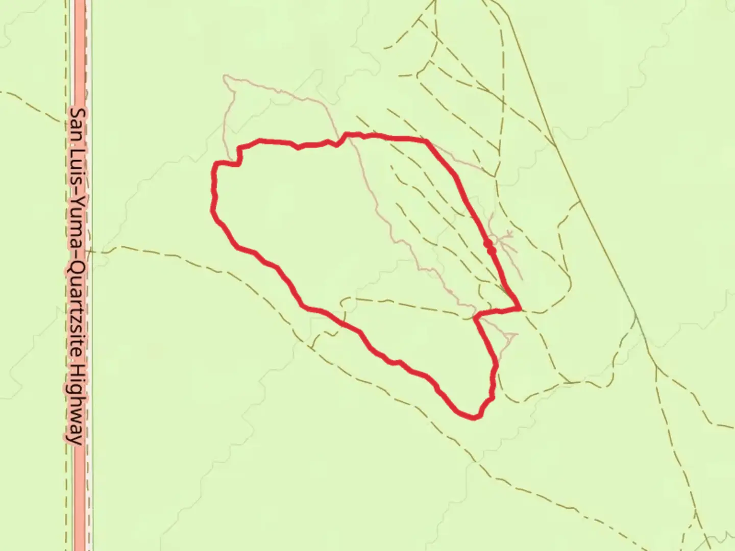 An image depicting the trail Magic Circle Labyrinth Walk and its surrounding area.