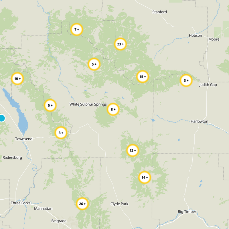 Meagher County Static Map