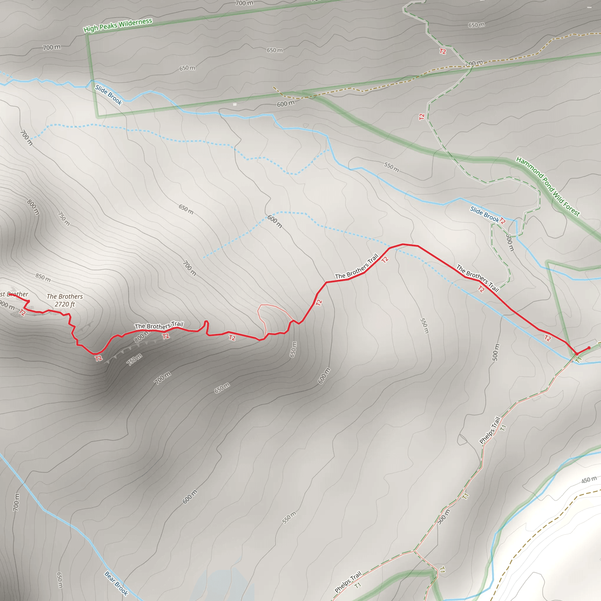 First Brother Trail mobile static map