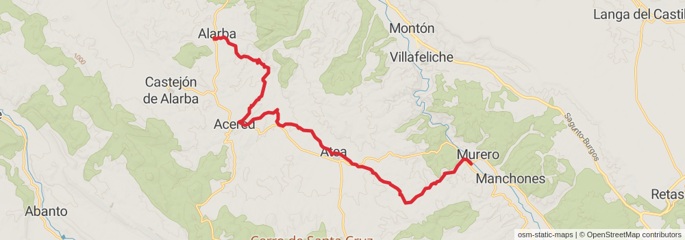 GR 160 Camino del Cid stage 5 Map