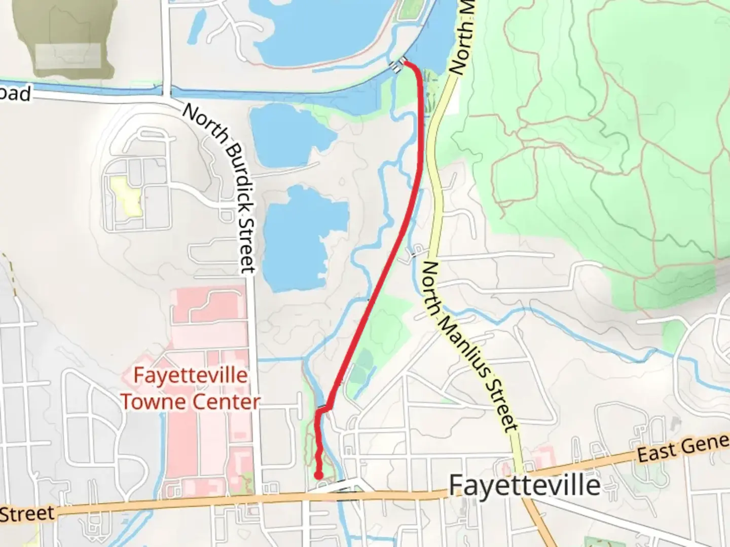 An image depicting the trail Limestone Creek Trail and its surrounding area.