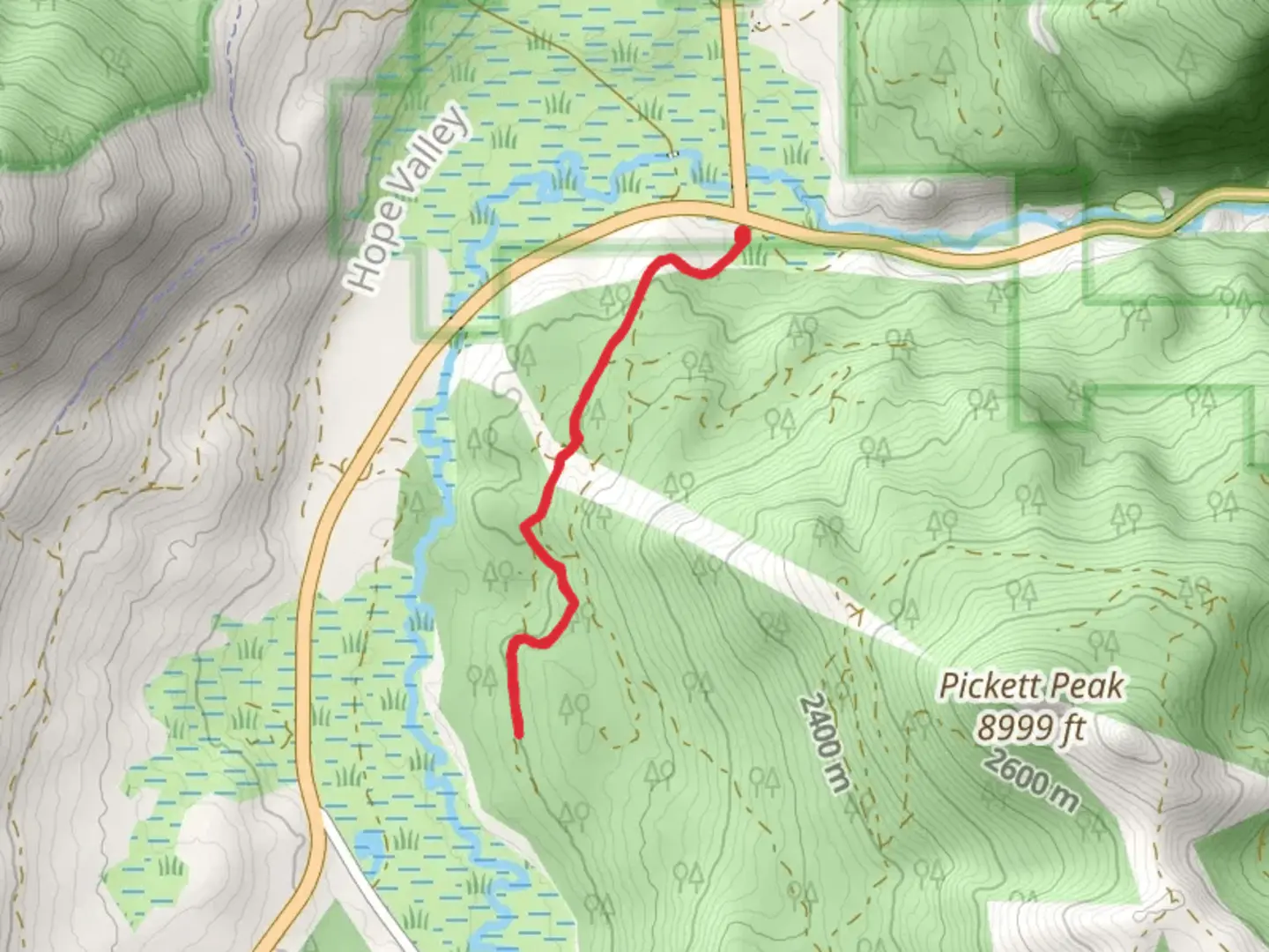 An image depicting the trail Burnside Lake Road and its surrounding area.