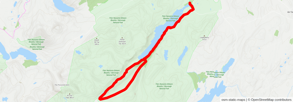 Glenveagh and Farscallop Loop stage 2 Map