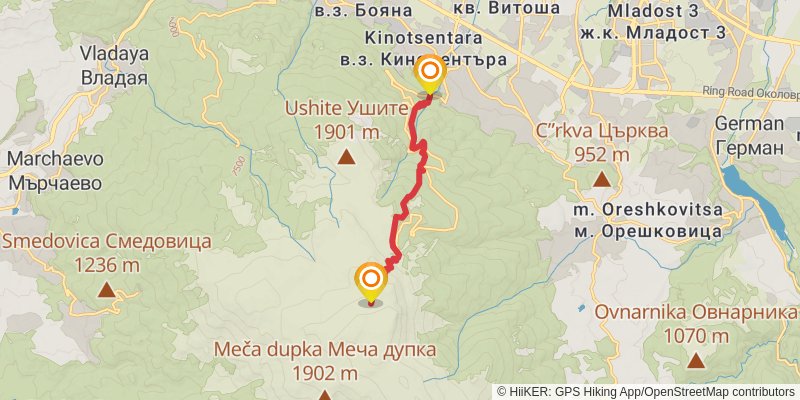 Sultans Trail stage 77 Map