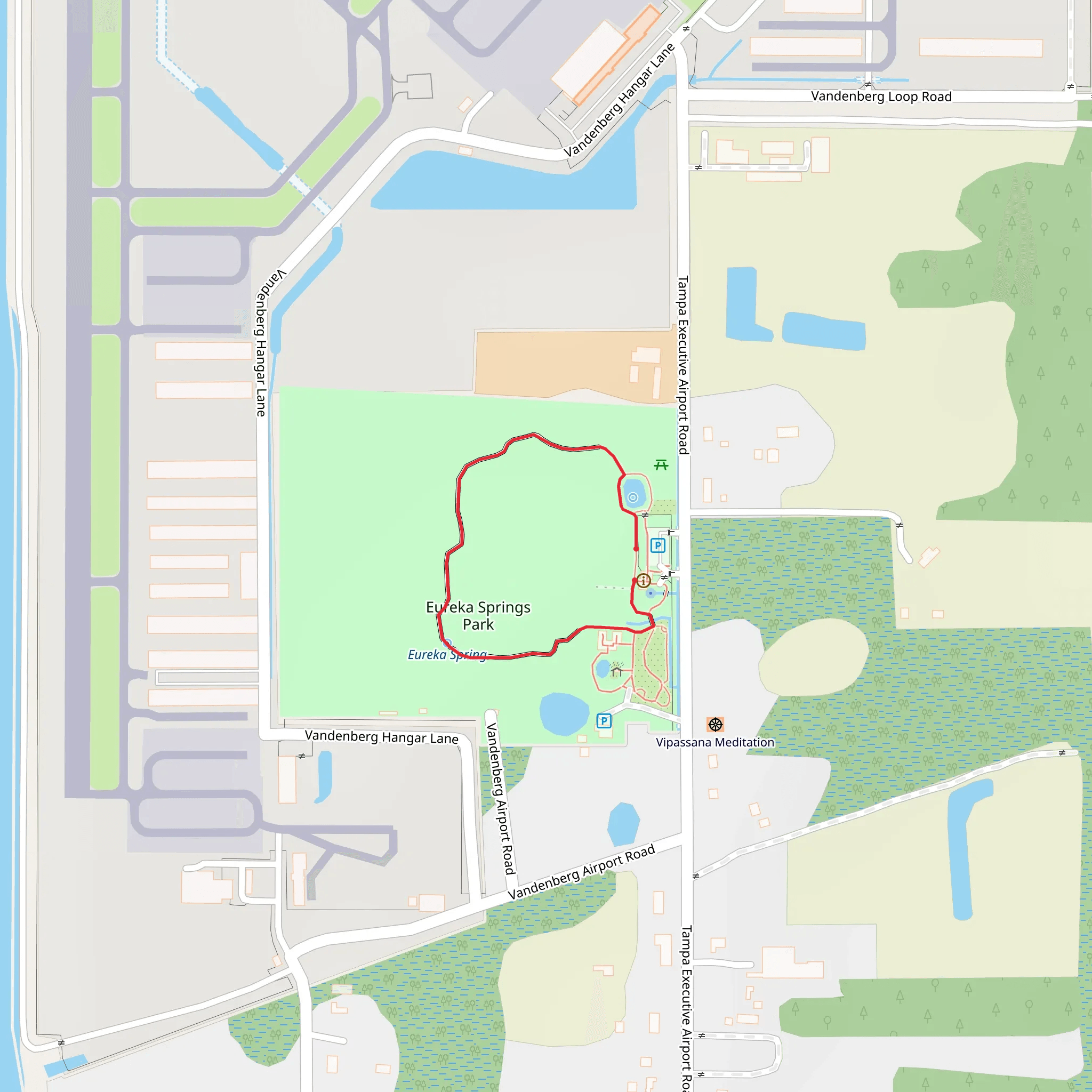 Eureka Springs Park Loop mobile static map