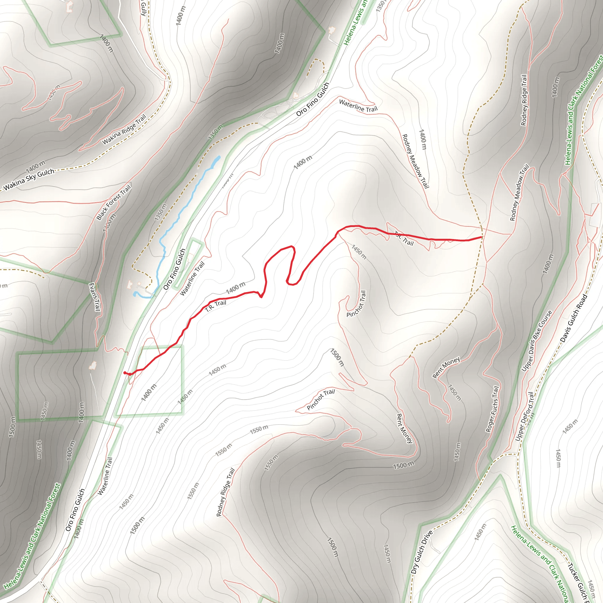 TR Trail mobile static map