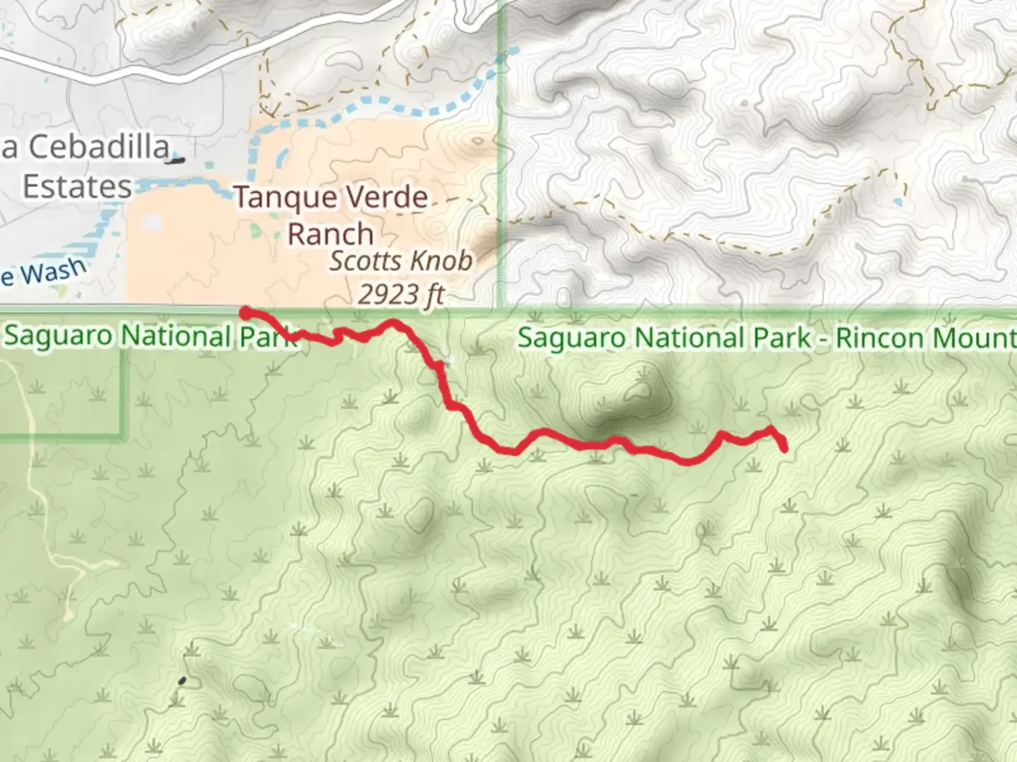 An image depicting the trail Douglas Spring and Bridal Wreath Falls Trail and its surrounding area.
