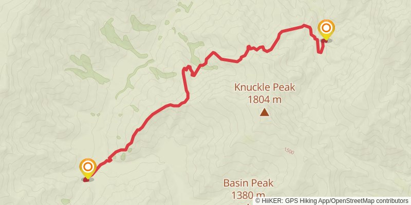Motatapu Track stage 2 Map