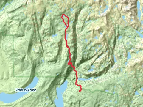 Glimpse Lake, Trapper Lake and Heart Lake via Long Lake Trail