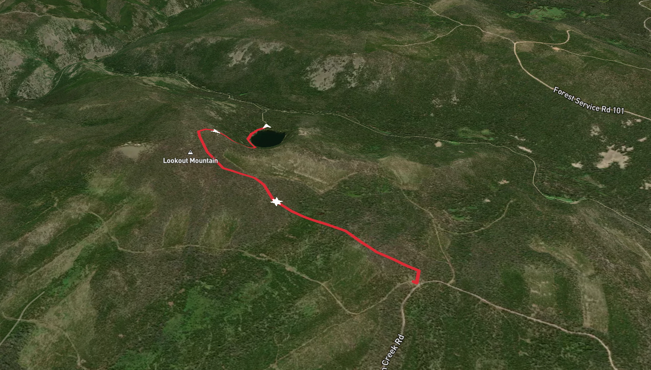 Crater Lake and Lookout Mountain Trail