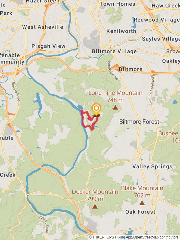 Biltmore Estate Path and Bass Pond Loop