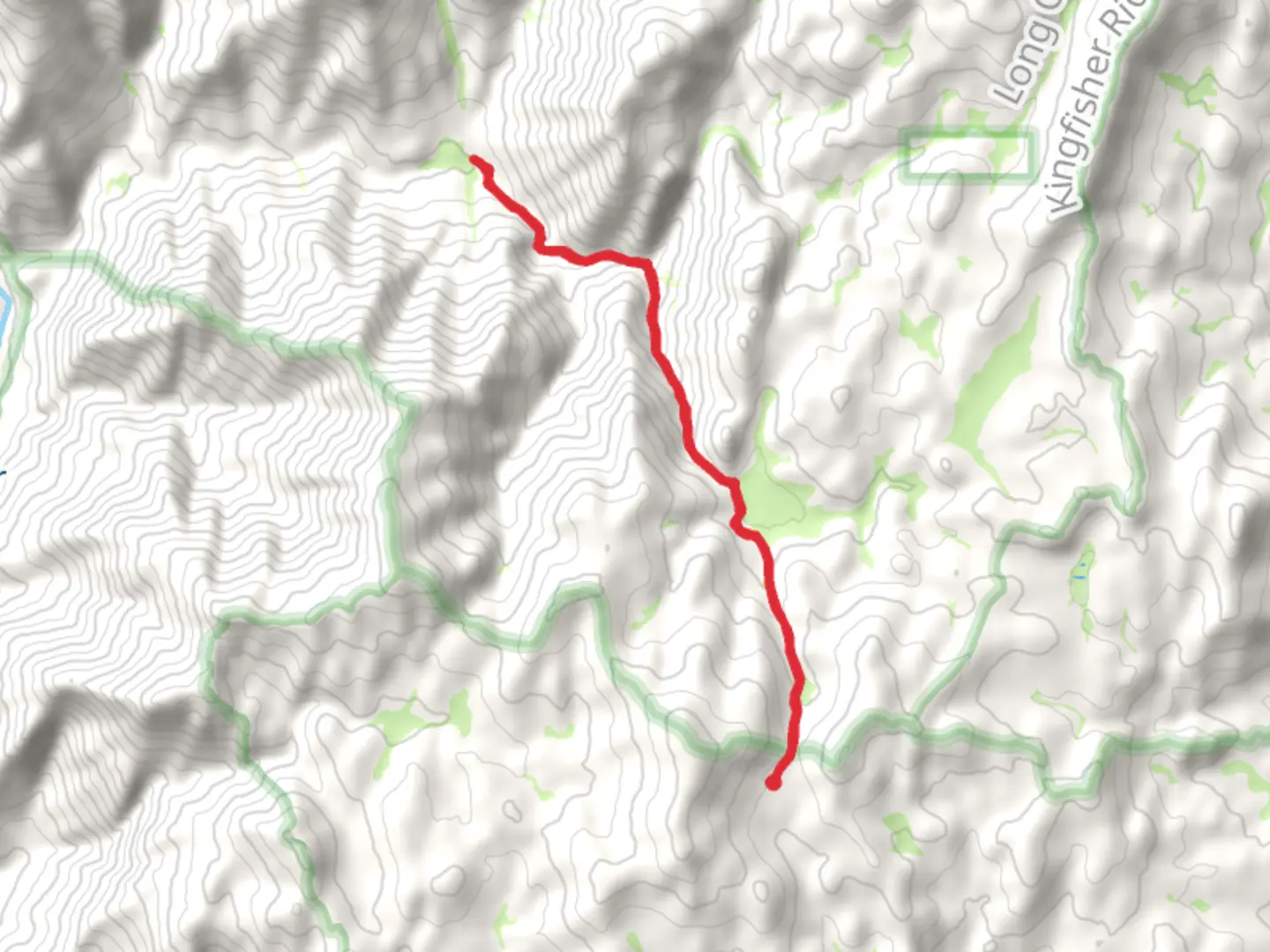 An image depicting the trail Jordan Hot Springs via Black Rock to Kern River Trail and its surrounding area.