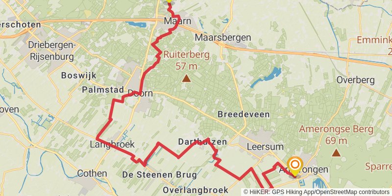 Trekvogelpad stage 10 Map