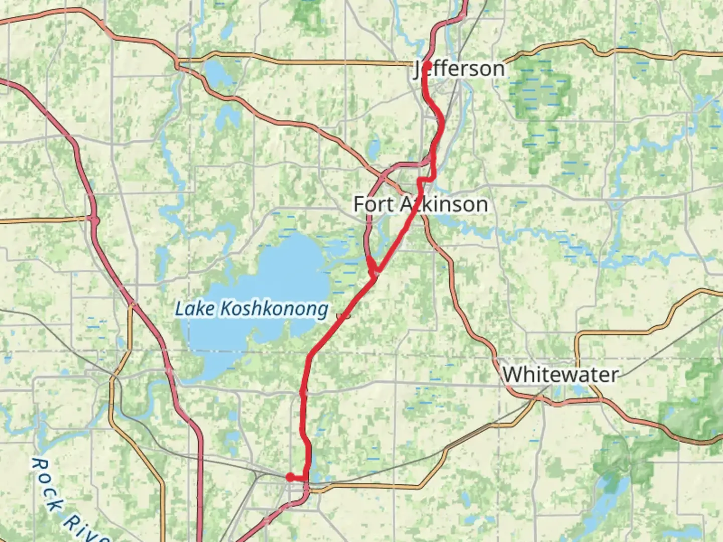 An image depicting the trail Glacial River Trail and its surrounding area.