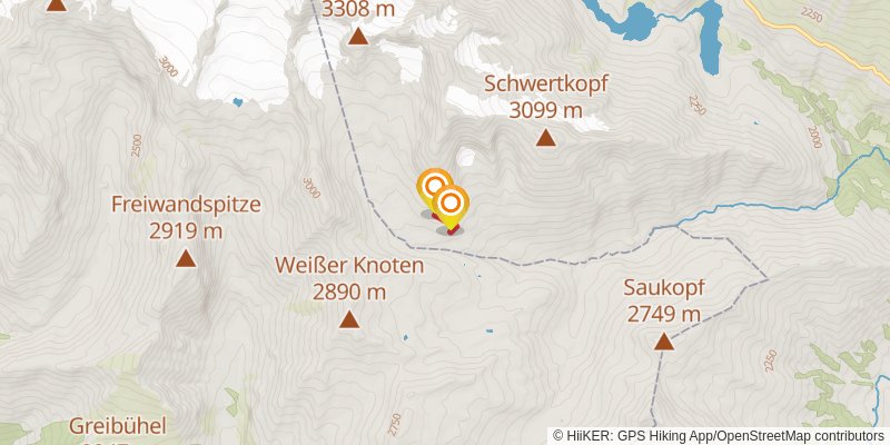 Die Glocknerrunde spur 6 Map