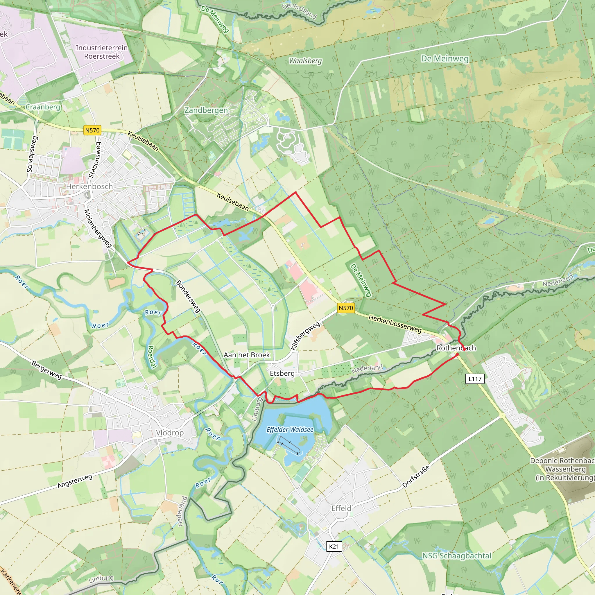 Rothenbach, Etsberg and Effelder Waldsee Loop mobile static map