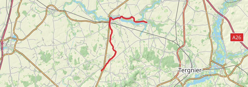 GR 655 Via Turonensis stage 8 Map