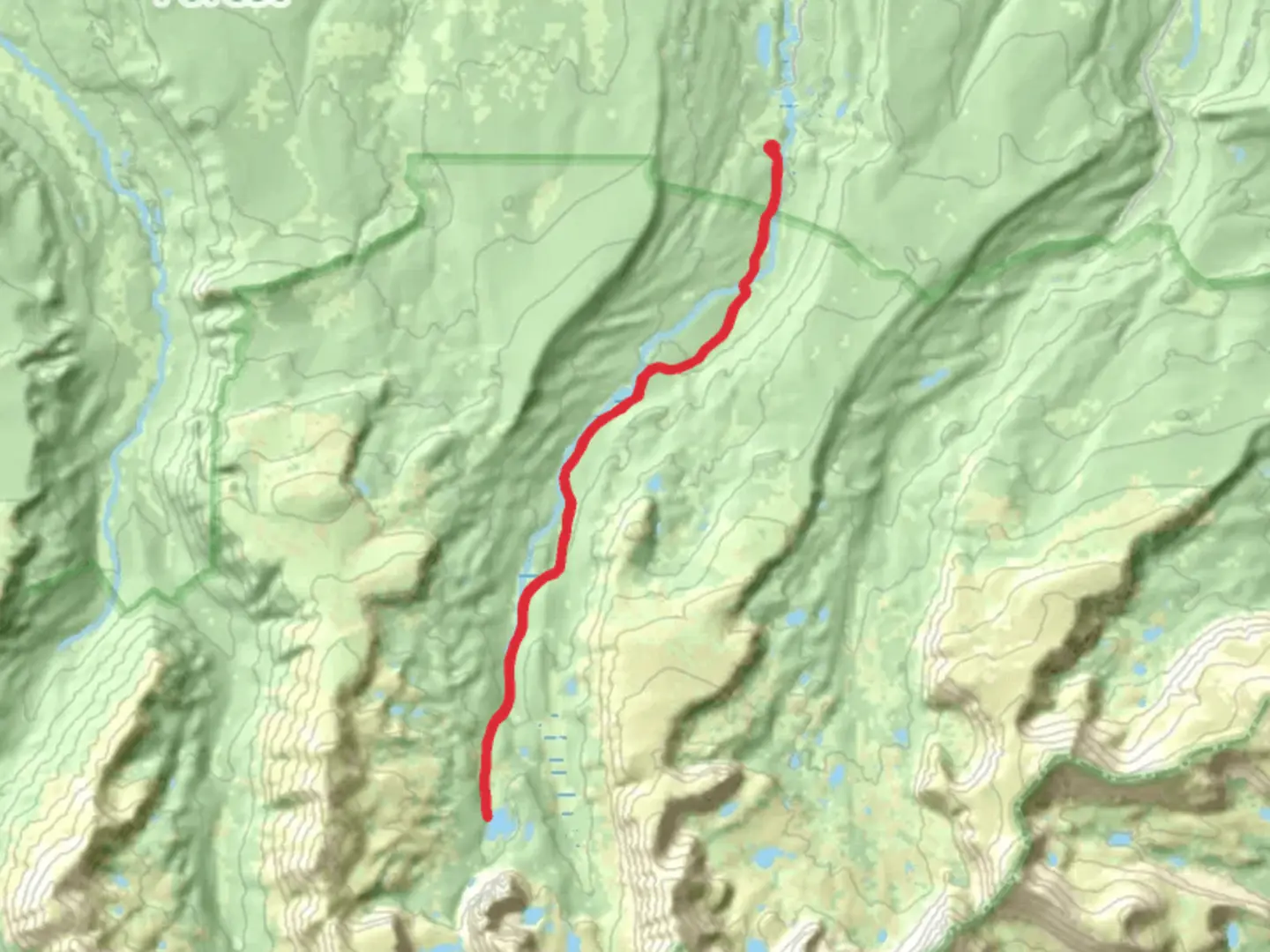 An image depicting the trail East Fork Smiths Fork Trail and its surrounding area.