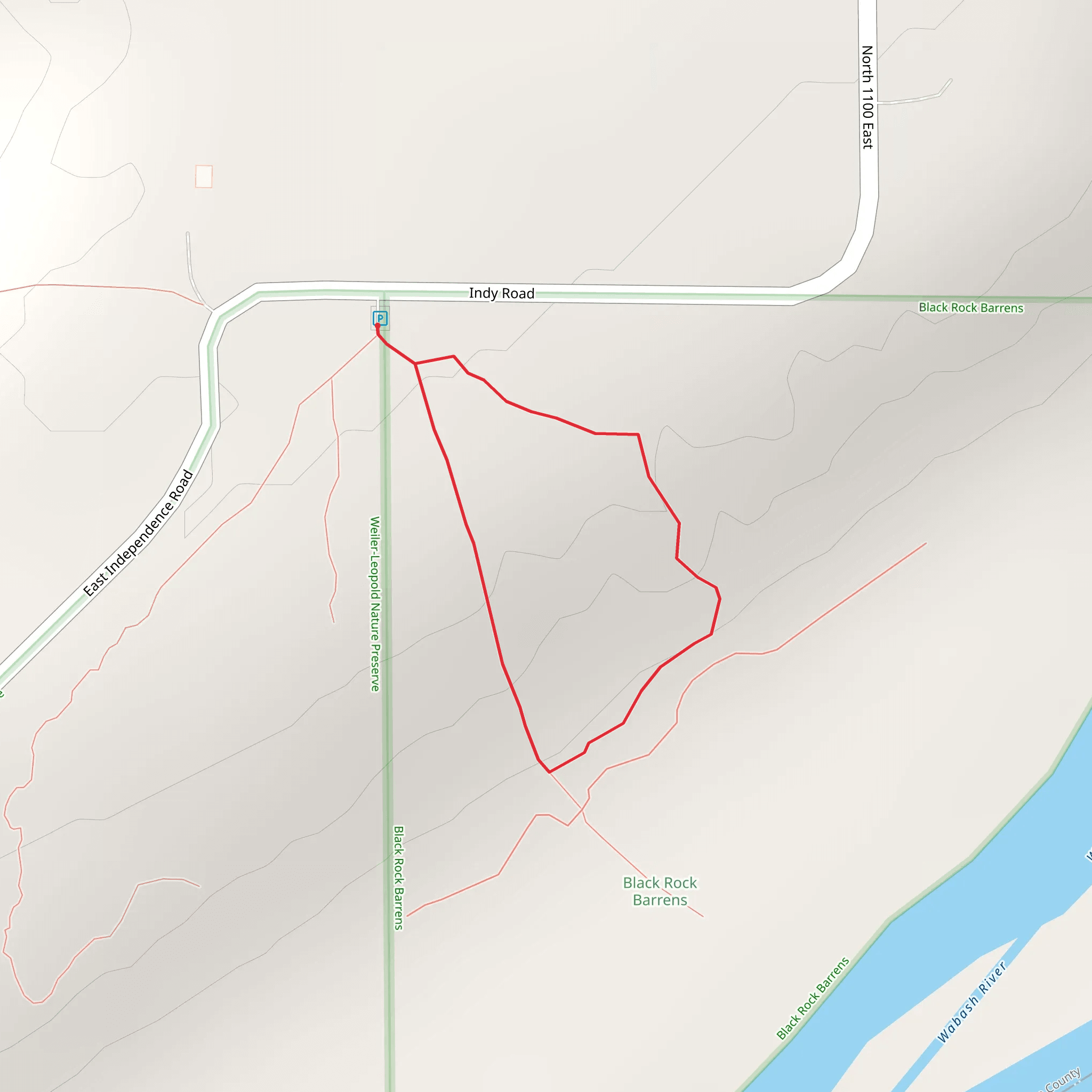 Indy Road Loop mobile static map