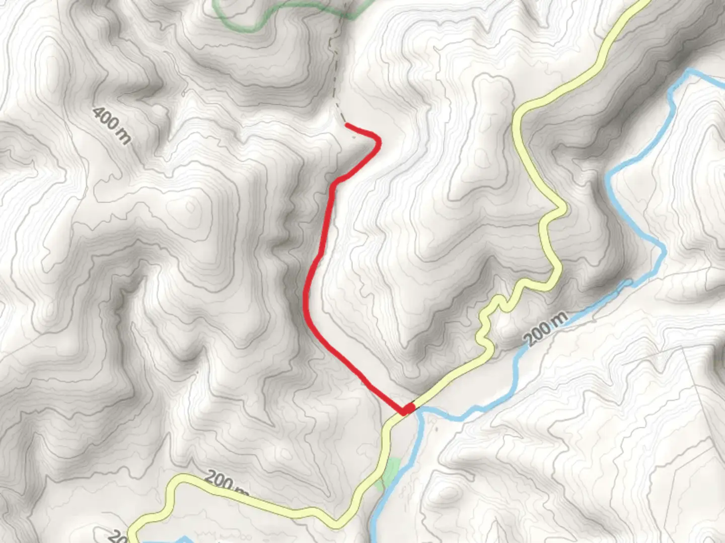 An image depicting the trail Middle Fork Illinois Bayout and its surrounding area.