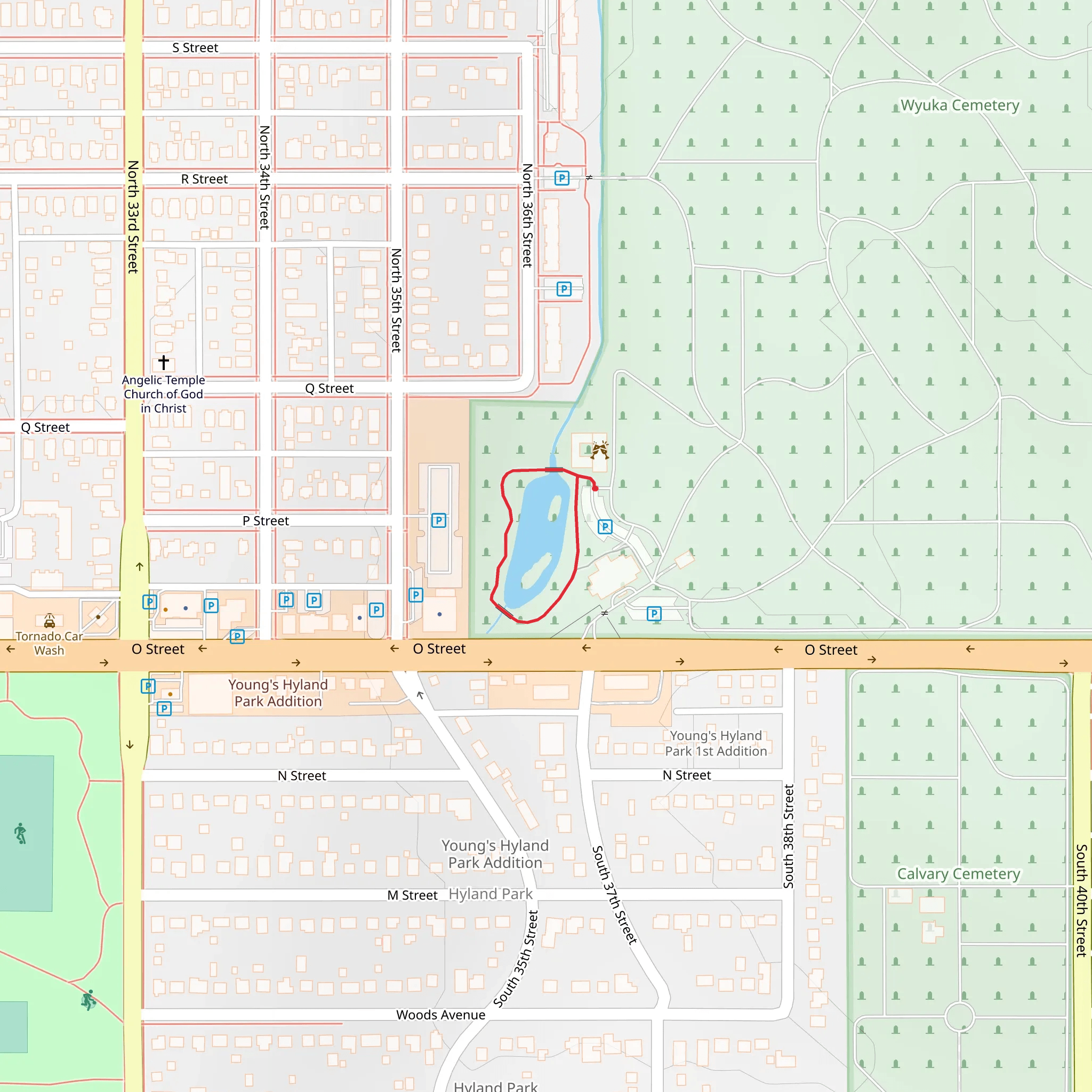 Wyuka Loop mobile static map