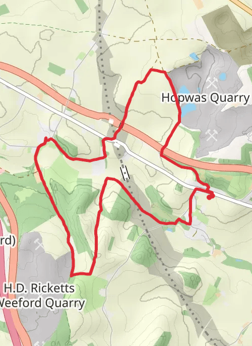 Lichfield Walking mobile static map