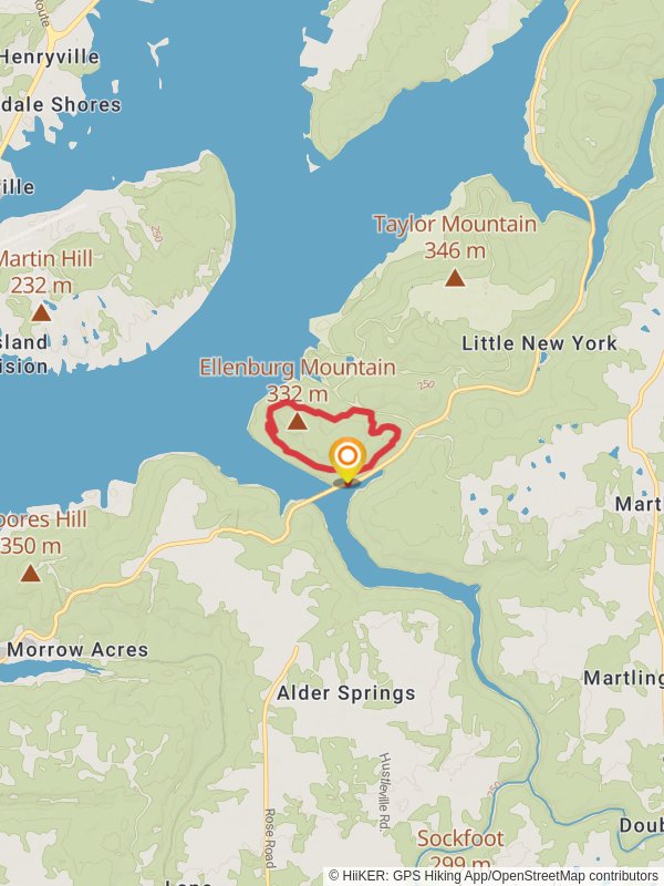 Tom Bevill Trail Loop - Ellenburg Mountain
