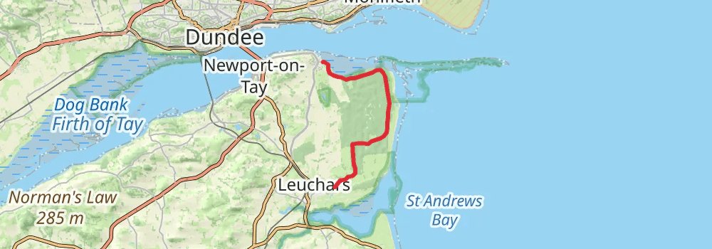 Fife Coastal Path 6-Day Gentle Tour (Hillwalk Tours) stage 4 Map