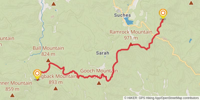 Appalachian Trail stage 3 Map