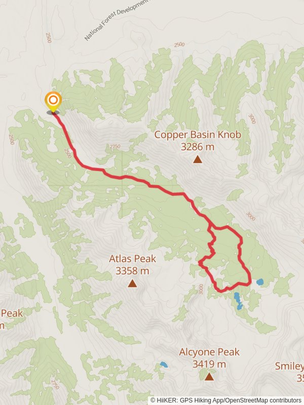 Long Lake Creek Canyon Camping Loop