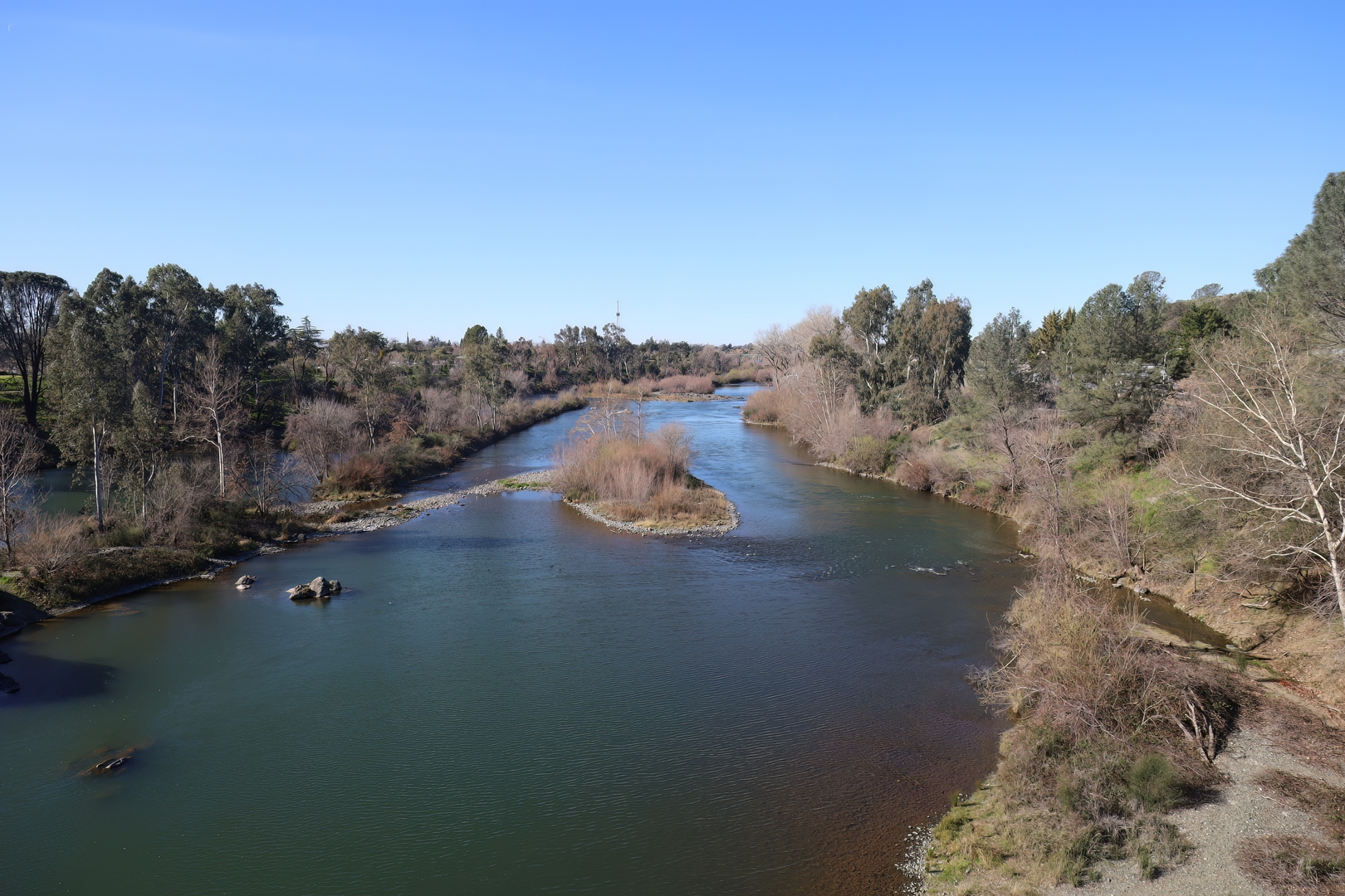 An image depicting the trail Riverbend Park - Feather River and its surrounding area.