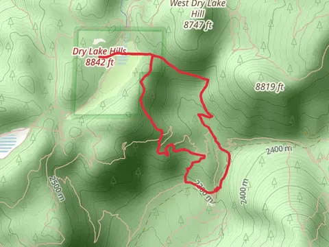 Upper Oldham, Dry Lake Hills and Pickle Out Loop Trail
