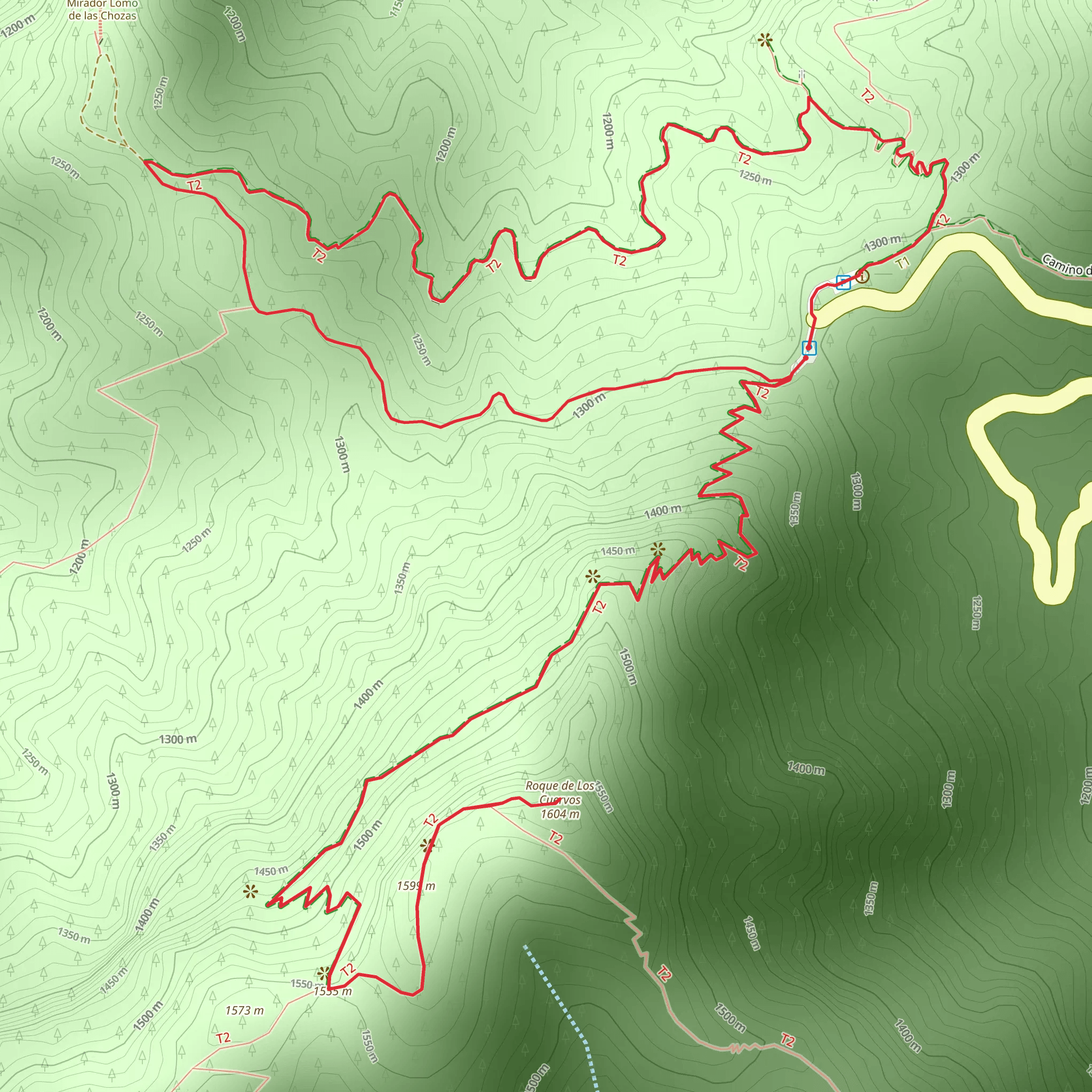 Roque de los Muchacho from Buenavista de Arriba mobile static map