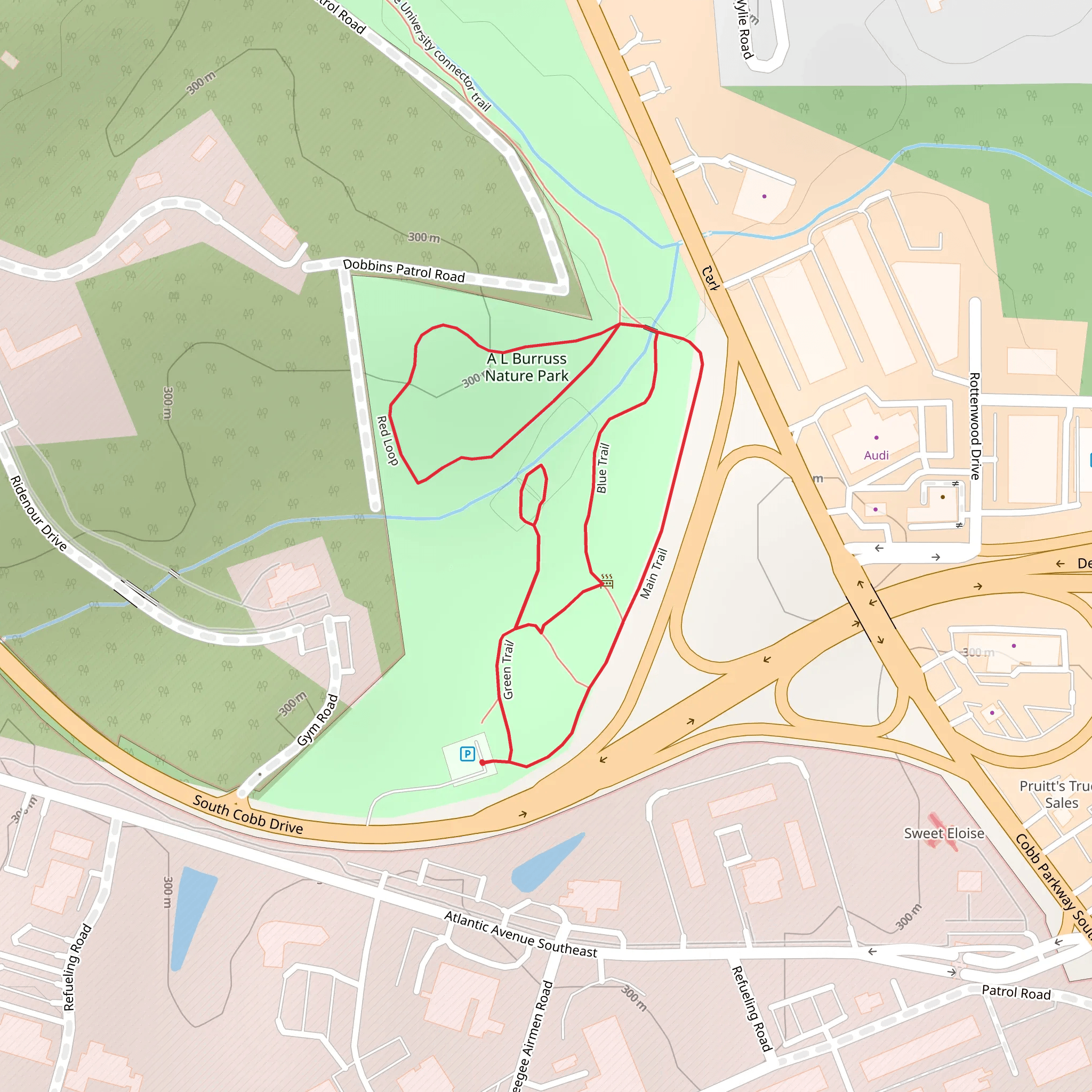 Red-Green-Blue Loop mobile static map