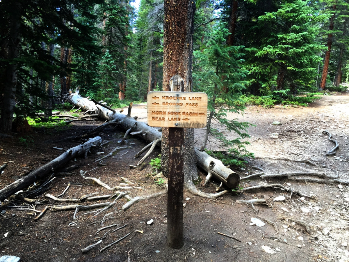 Kroenke Lake via Horn Fork Basin Trail