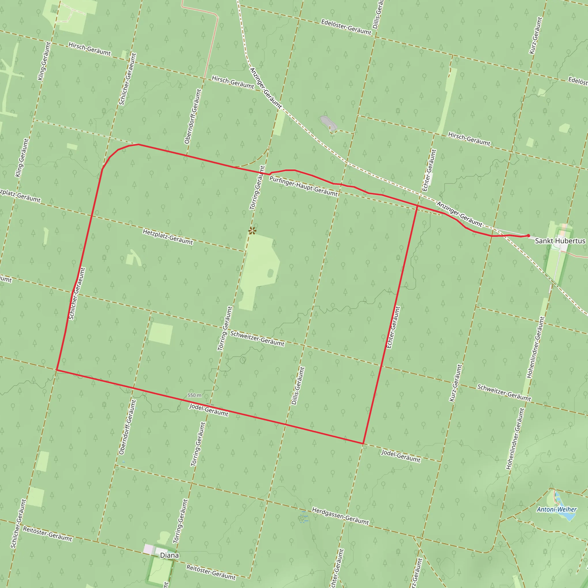 Keilerweg mobile static map