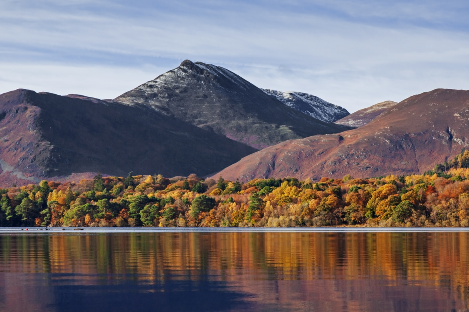 An image depicting the trail Causey Pike and its surrounding area.