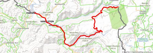 American Discovery Trail South Route stage 33 Map