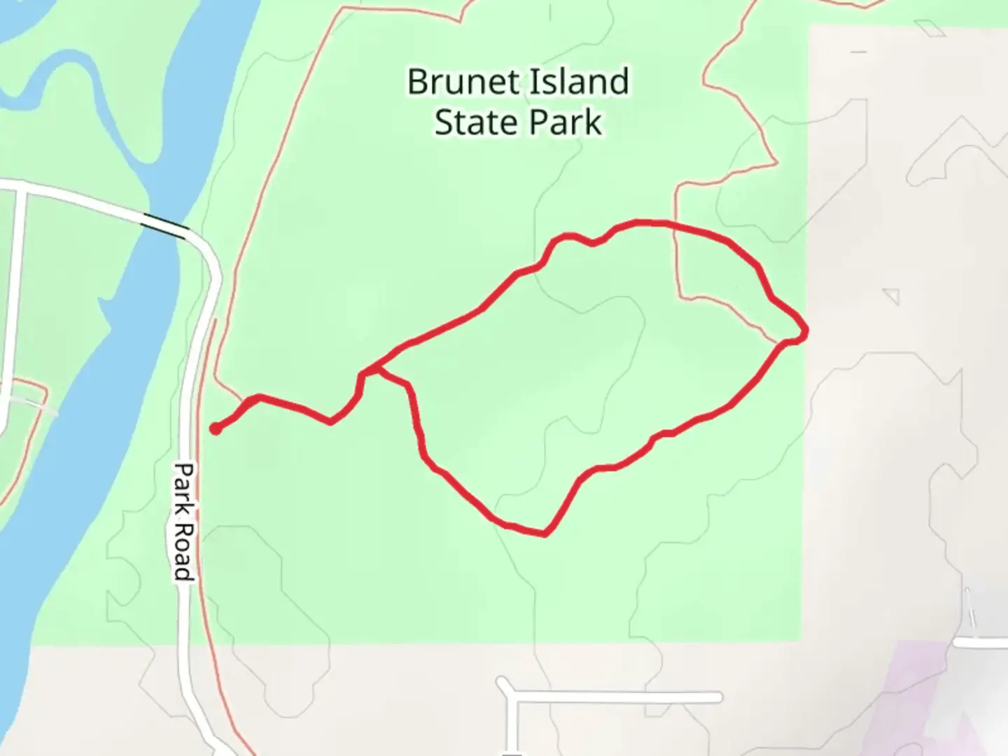 An image depicting the trail Nordic Loop Trail and its surrounding area.