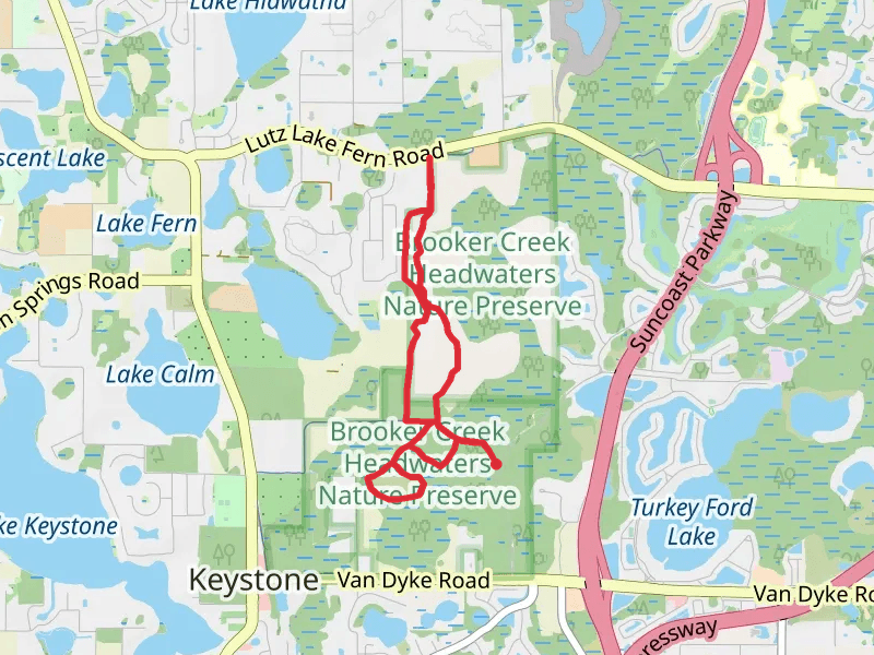 Blue Trail and Upper Tampa Bay Trail Loop