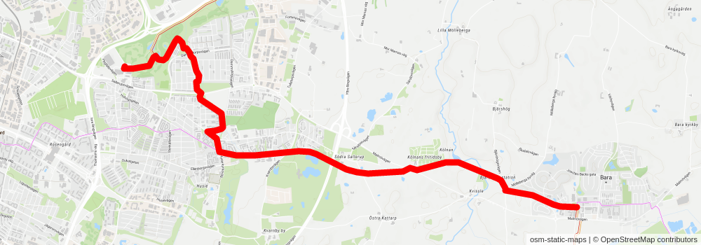 Skåneleden 2 stage 11 Map