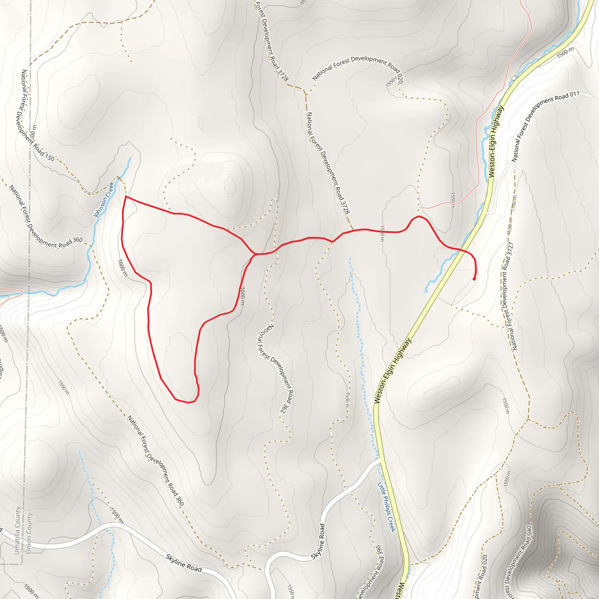 Prairie Loop mobile static map