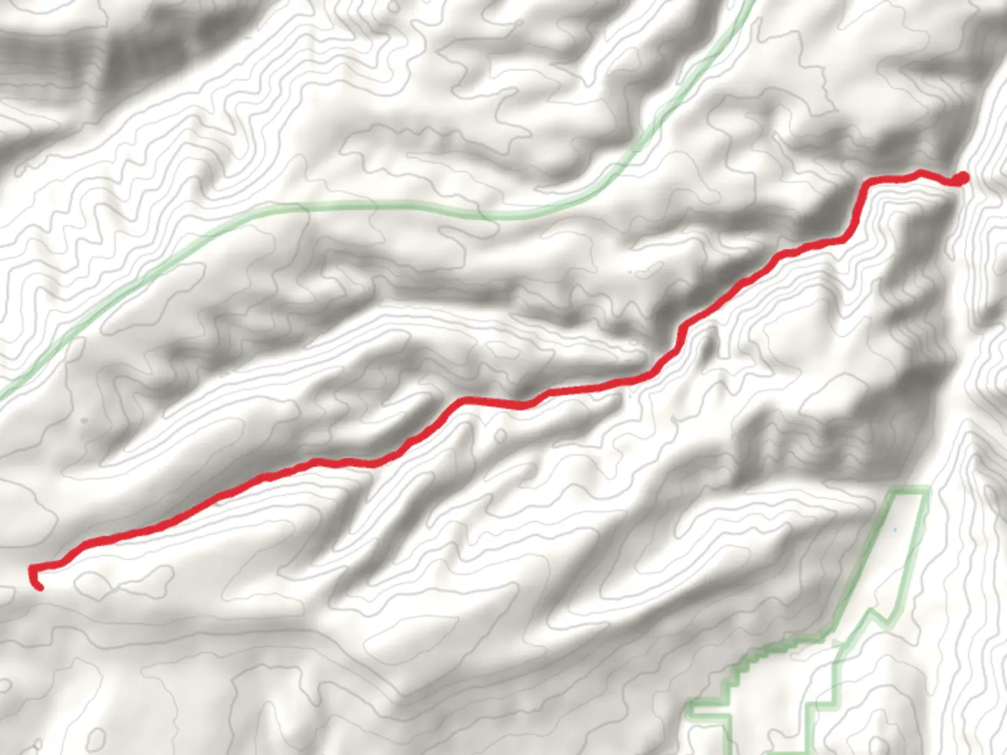 An image depicting the trail Hay Canyon Trail and its surrounding area.